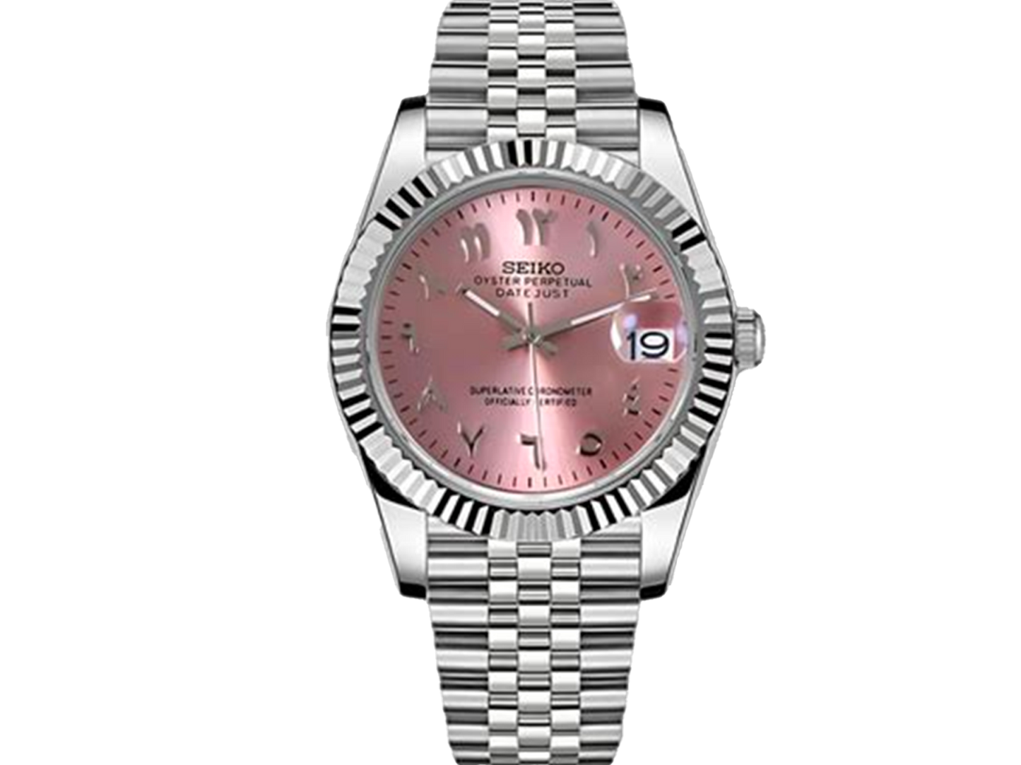 Seiko Arabic Dial Rose