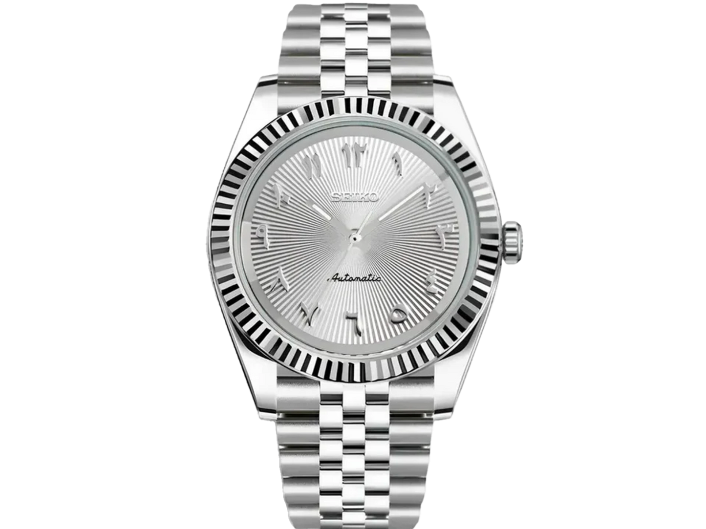 Seiko Arabic Dial Blanche