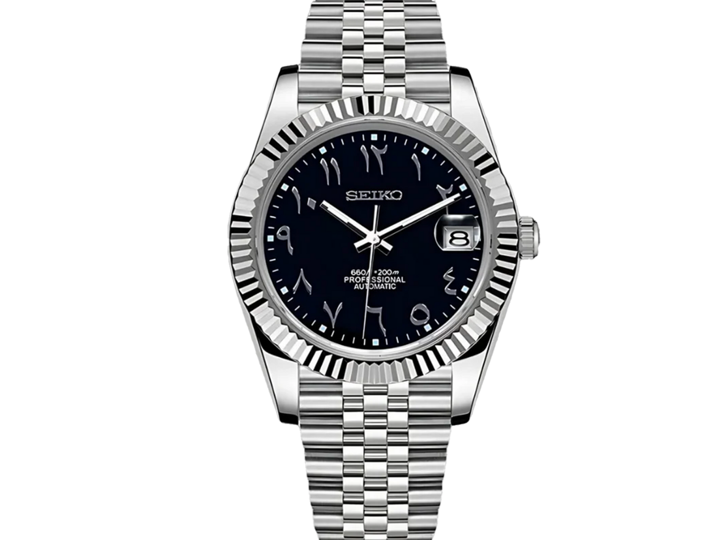 Seiko Arabic Dial Noir + Date