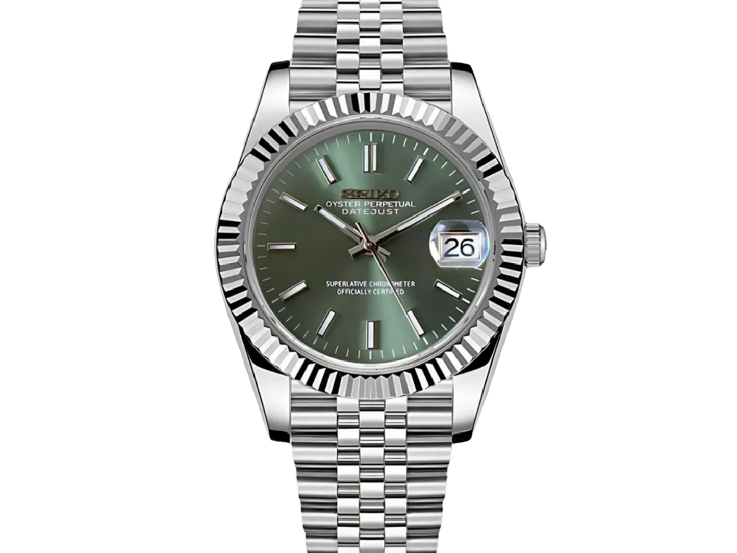 Seiko Arabic Dial Vert Menthe