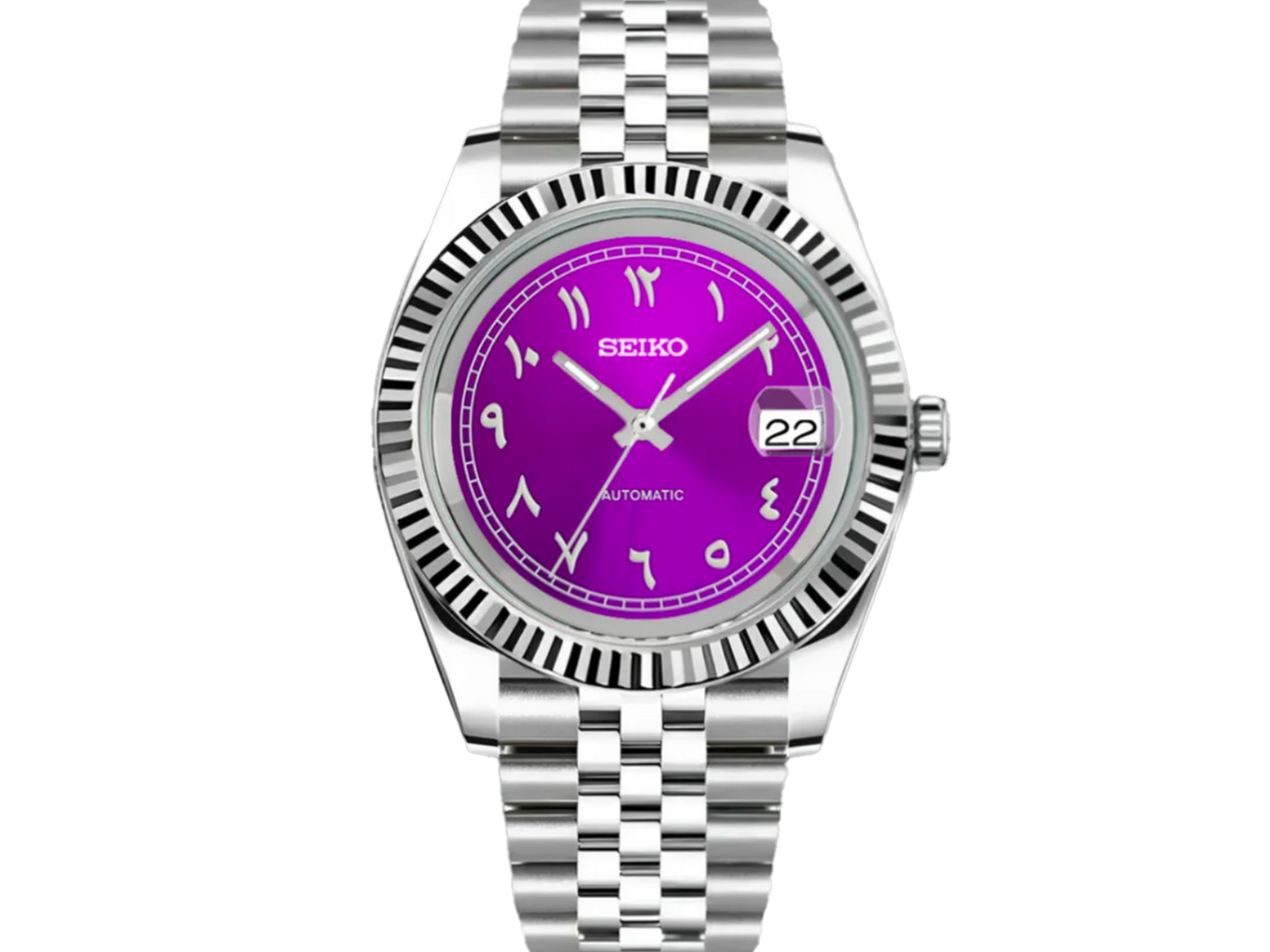 Seiko Arabic Dial Violette